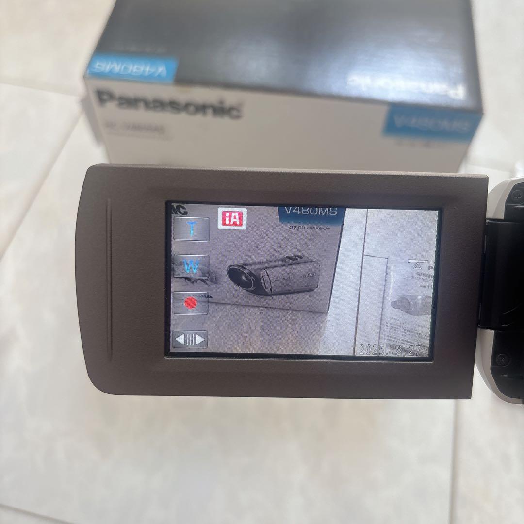 【新品試し撮りのみ】Panasonic HC-V480MS