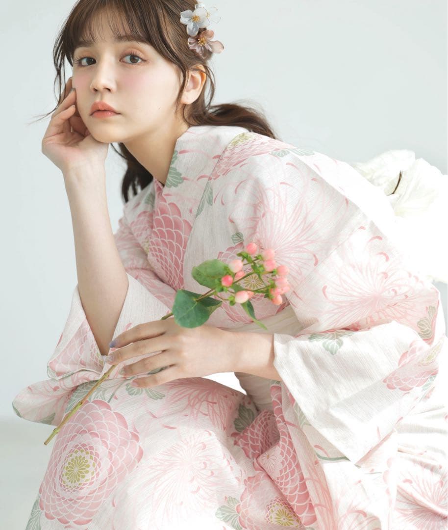 タイムセール！この夏浴衣欲しい方にオススメ♪かんたん着付け二部式浴衣3点セット