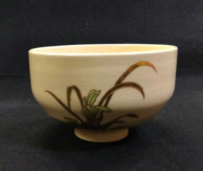 茶道具 茶碗 薩摩 春蘭 原良窯 薩摩焼