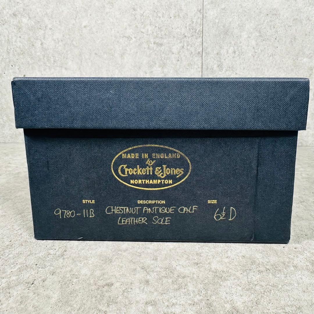 クロケット＆ジョーンズ ストレートチップ 内羽根 革靴 レザー 9780-11B