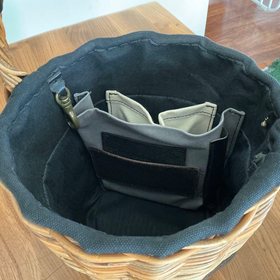 ebagos エバゴス　ブライドル バケツM バスケット