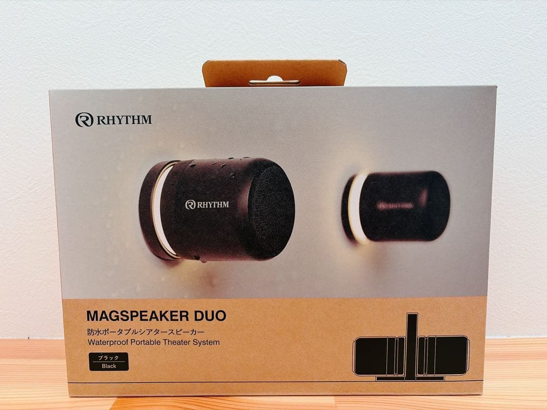 (新品)RHYTHM MAGSPEAKER DUO 防水ワイヤレススピーカー