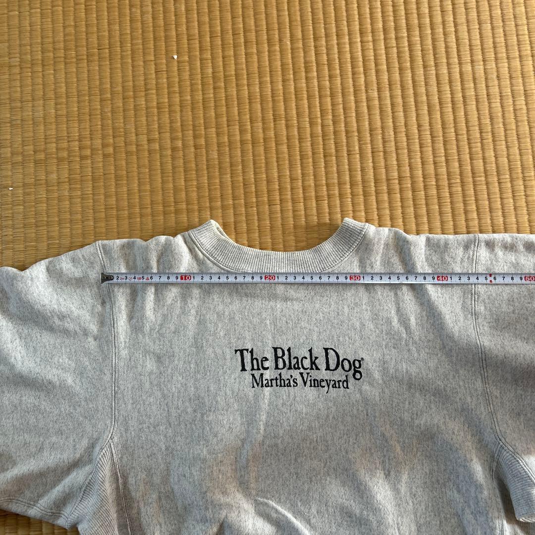 90sUSA製The Black Dog リバースウィーブスウェット Lサイズ