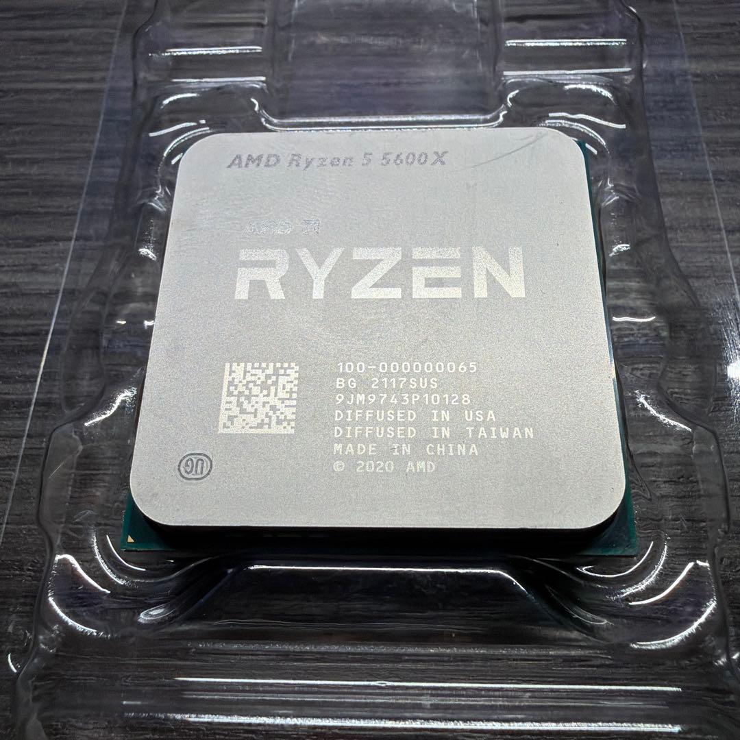AMD Ryzen 5 5600X (外箱・リテールクーラー付属)