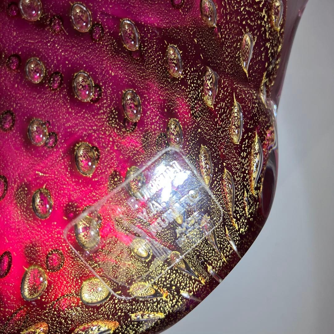 ヴェネチアングラス　ムラーノ　ガラス置物　硝子細工　魚　エンゼルフィッシュ