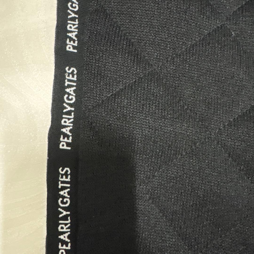 PEARLY GATES ブラックキルティングパンツ