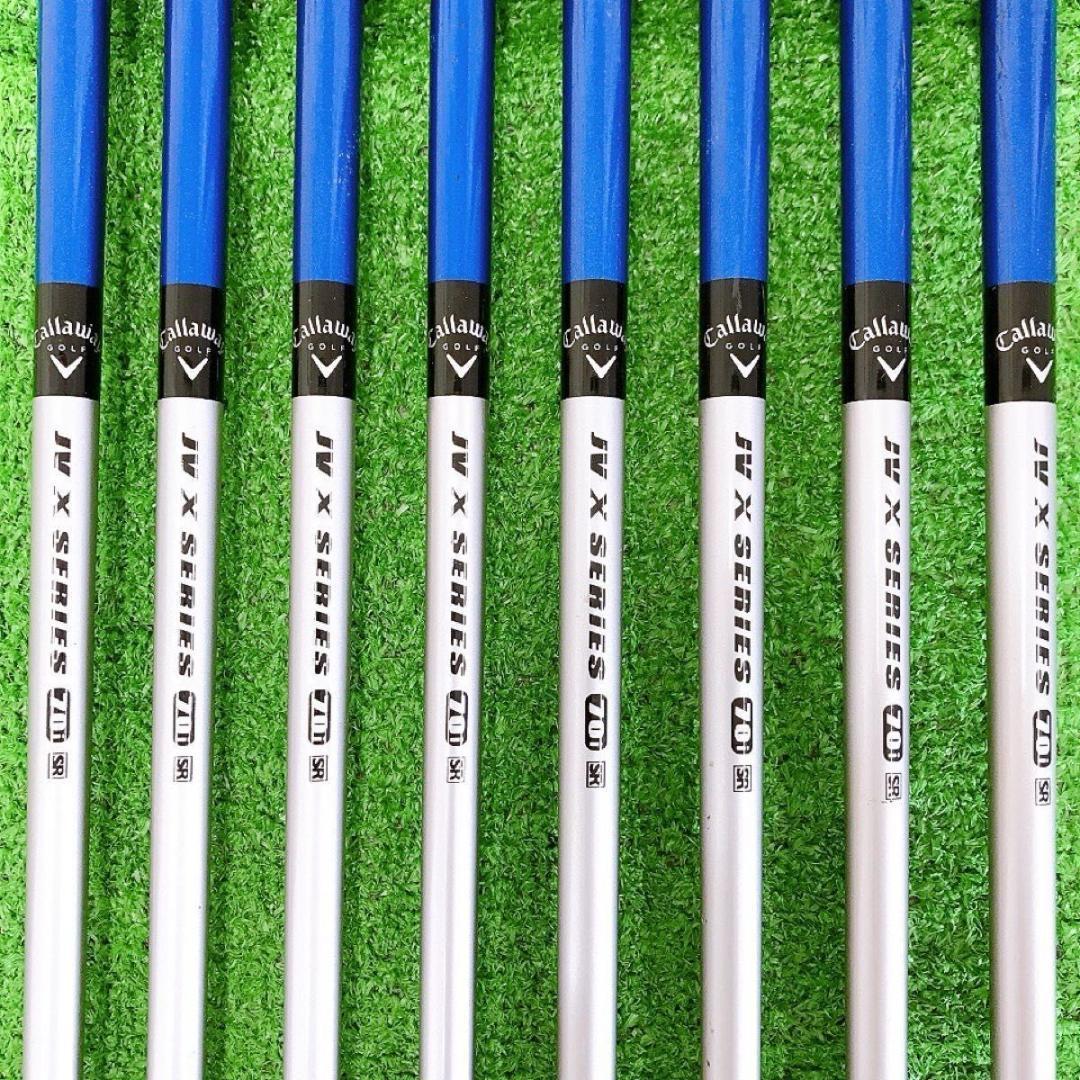 テ18★キャロウェイ X-18 8本アイアンセット SR メンズ JV 70i