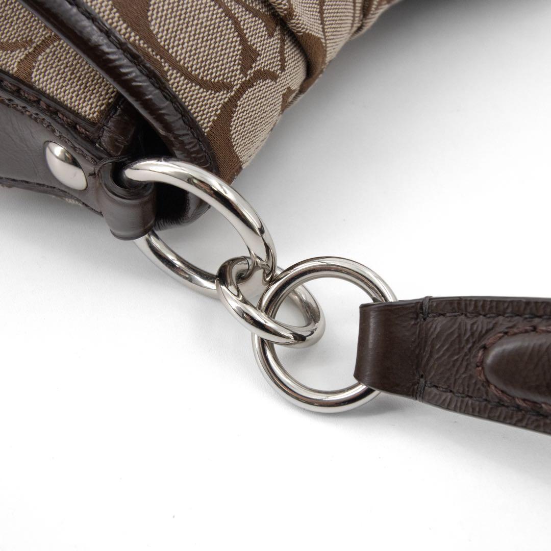 A075【美品】COACH／コーチ　ソーホー　ワンショルダーバッグ　シグネチャ