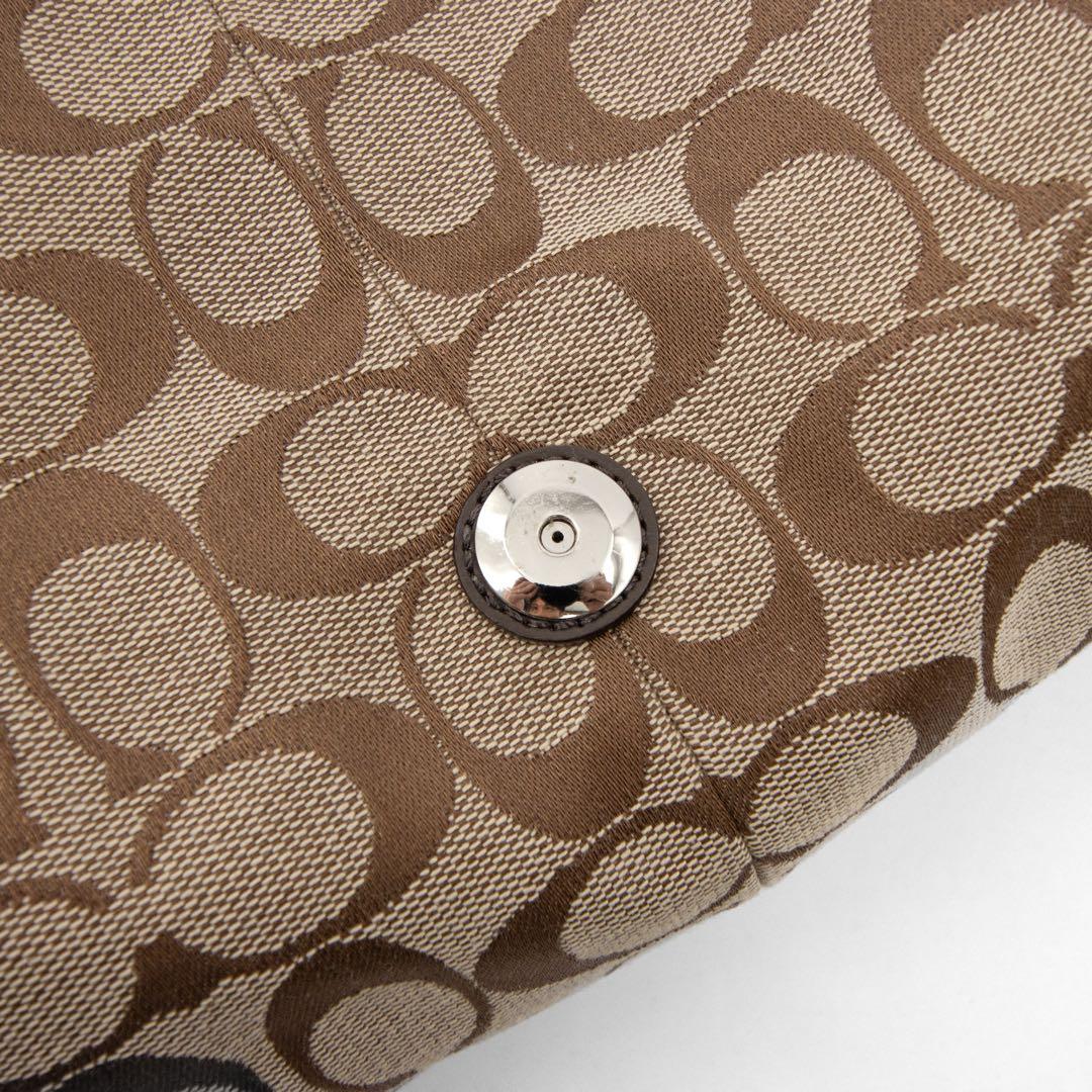 A075【美品】COACH／コーチ　ソーホー　ワンショルダーバッグ　シグネチャ