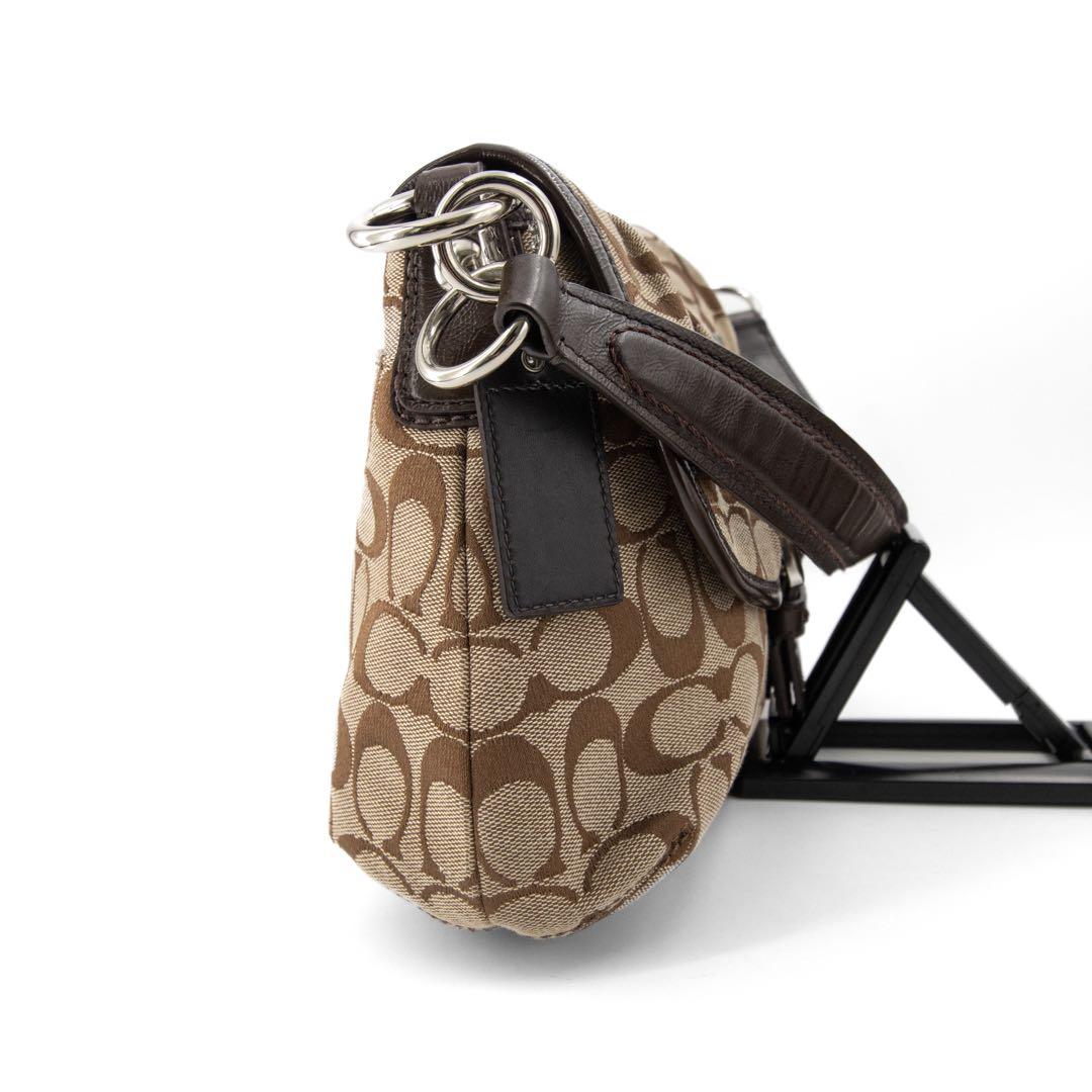 A075【美品】COACH／コーチ　ソーホー　ワンショルダーバッグ　シグネチャ