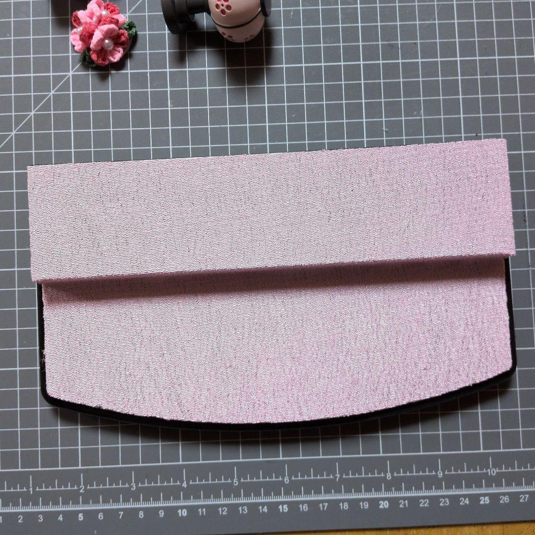 つまみ細工 吊るし飾りと雛飾りセット　 雛壇 　ピンク