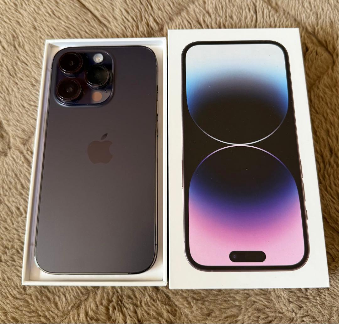 Apple iPhone 14 Pro ディープパープル　本体