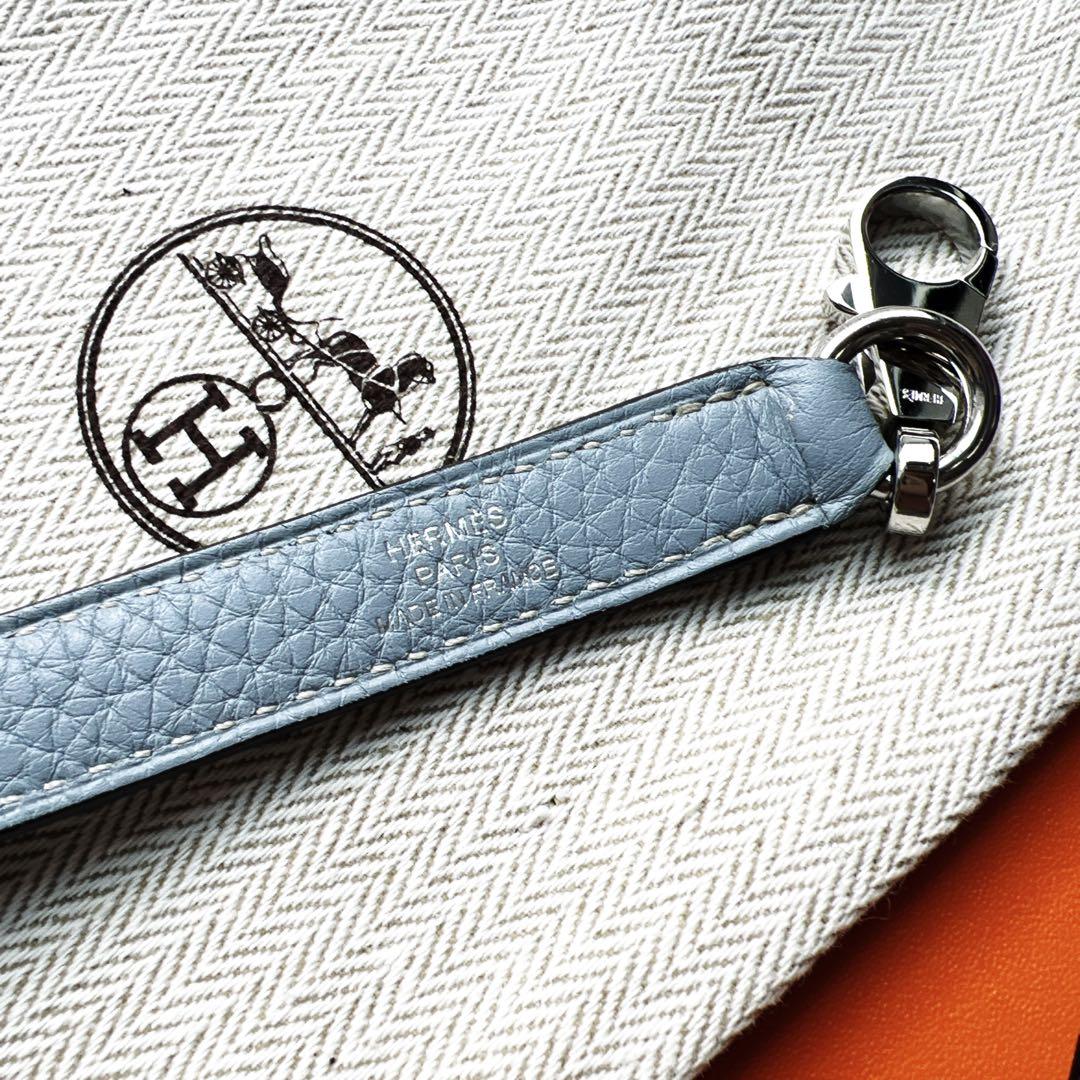 美品　HERMÈS エルメス　 ボリード31 ブルーラン　ブルーリン　クレマンス