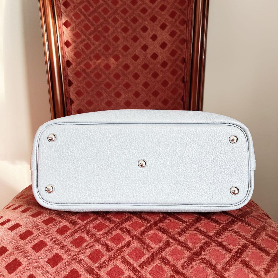 美品　HERMÈS エルメス　 ボリード31 ブルーラン　ブルーリン　クレマンス