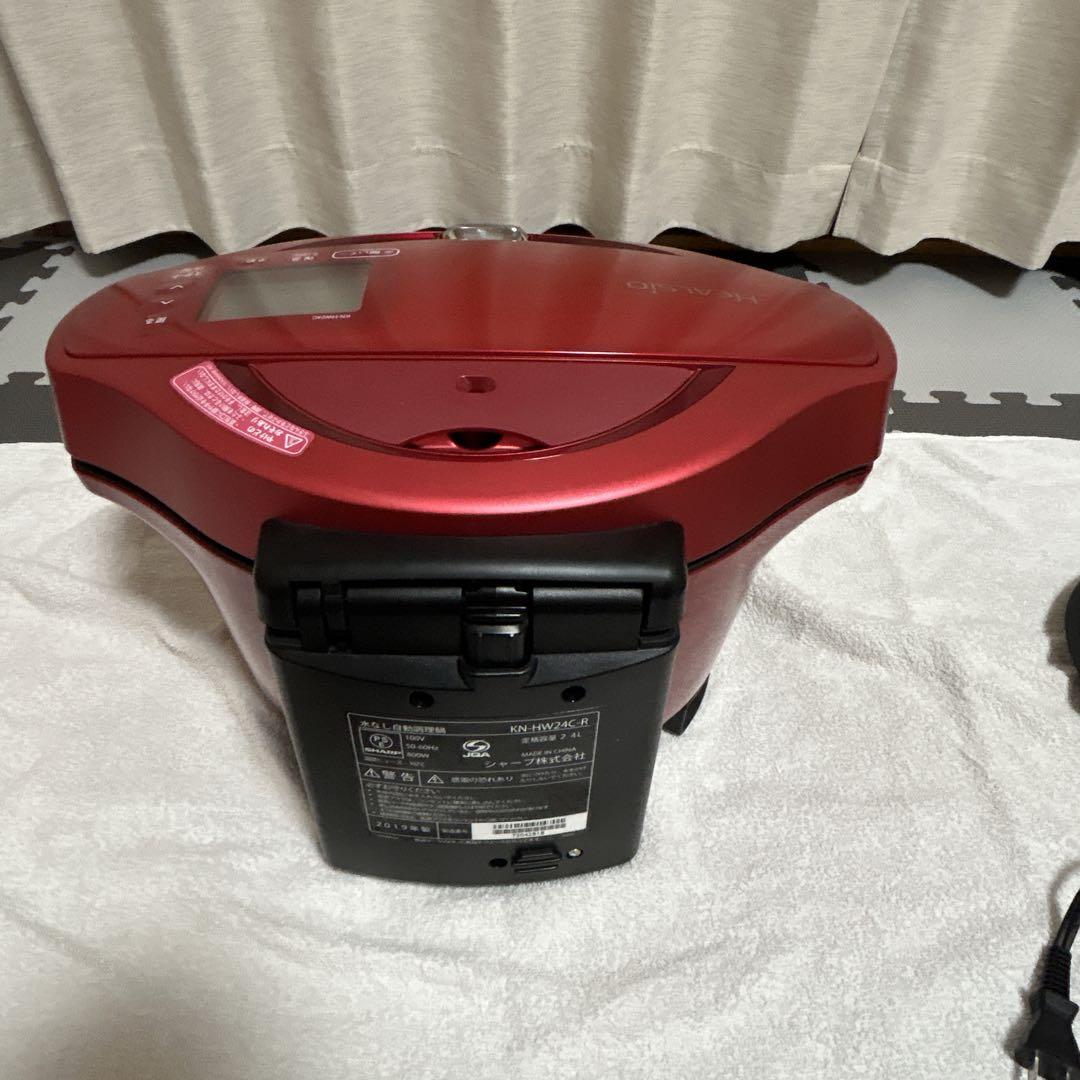 SHARP ヘルシオ ホットクック KN-HW24C-R 電気圧力鍋