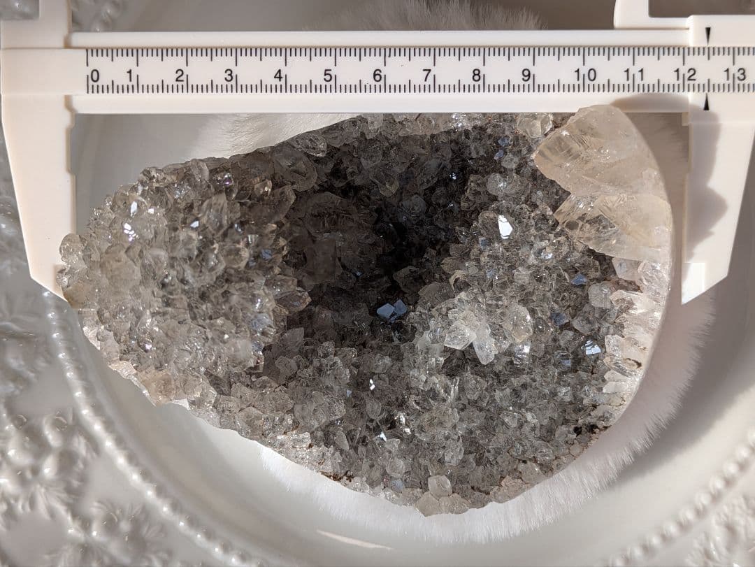 希少　♡グリーンアメジスト　花　皿♡　浄化にも