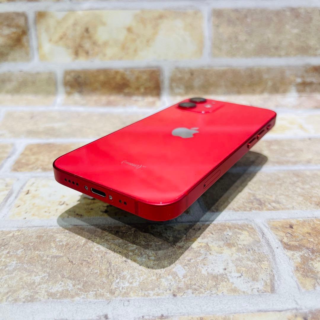 SIMフリー iPhone12mini 64GB X-1384 レッド 電池良好
