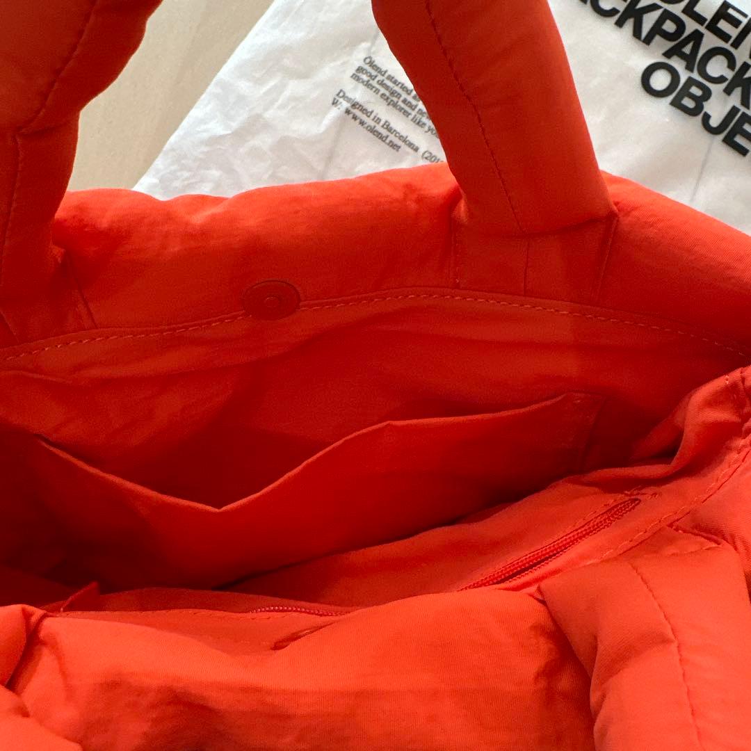 【美品】OLEND オレンド MiniOna Soft Bag オレンジ ミニ