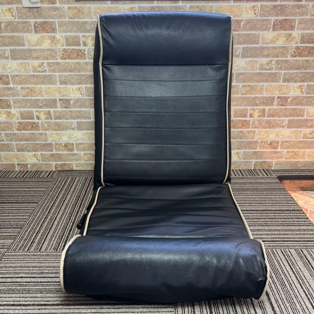 【正規品】座椅子　レバー式　ブラック