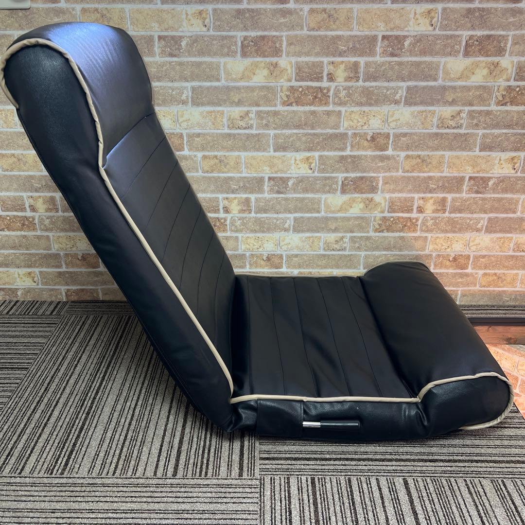 【正規品】座椅子　レバー式　ブラック