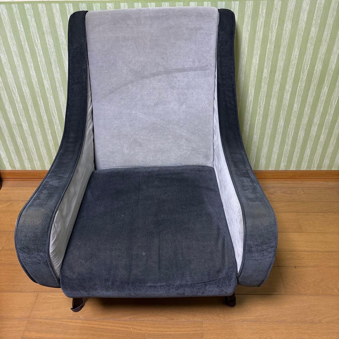 最終価格‼︎ Francfrancフランフラン ピルティ 1人掛けソファ グレー