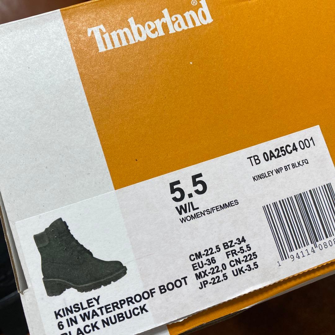 値下げTimberland KINSLEY ブラック 5.5