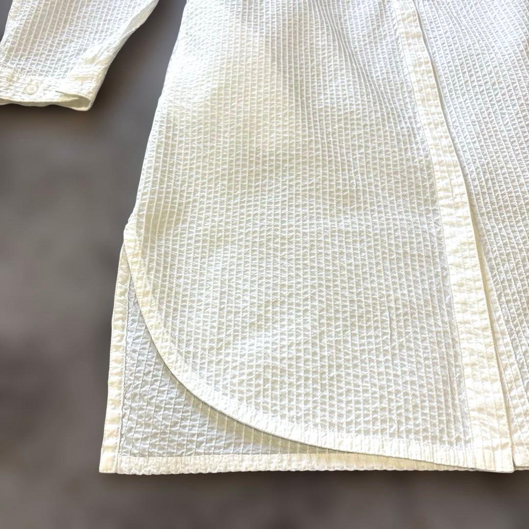 YACCO MARICARD 総ピンタックシャツ　シャツワンピース　未使用品