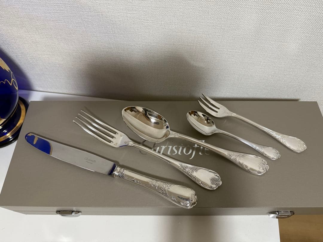 クリストフル　マルリー　2客セット カトラリーセット　ディナー　箱付き