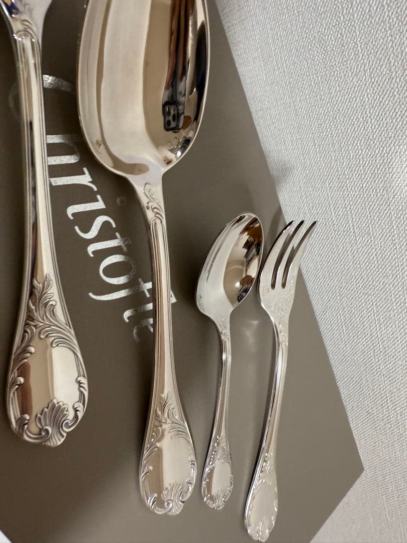 クリストフル　マルリー　2客セット カトラリーセット　ディナー　箱付き