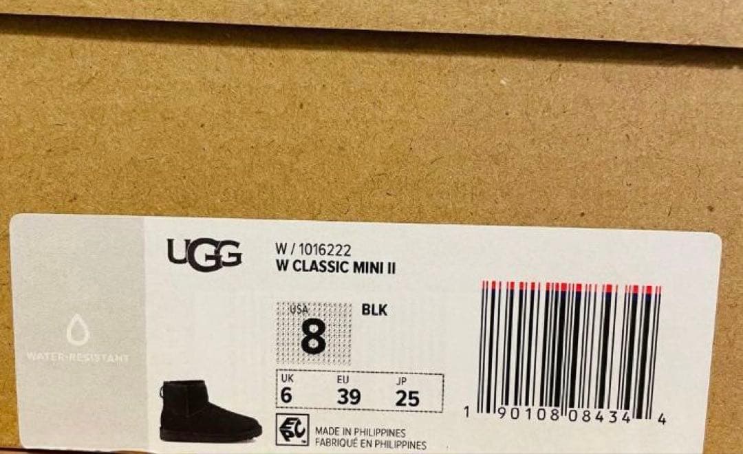 【新品】UGG　アグ　 ムートンブーツ　ブラック25㎝