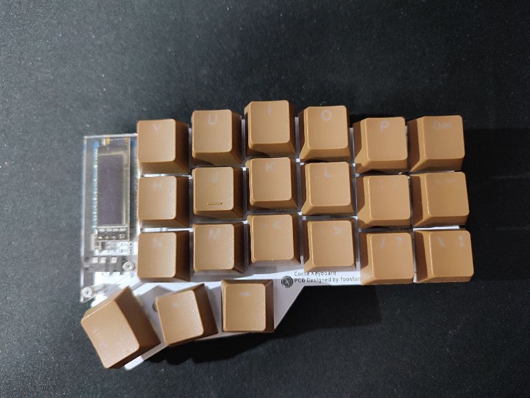 corne cherry v3 完成品 TRRSケーブル