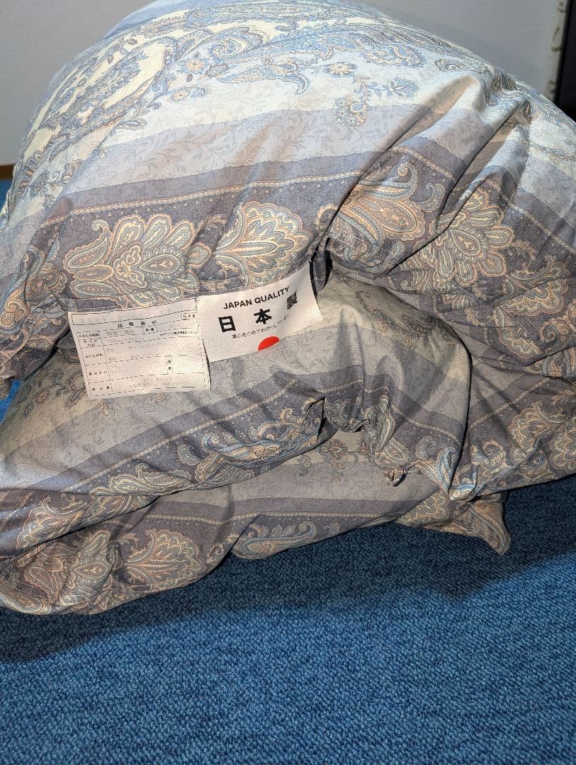 タンスのゲン羽毛布団 シングル 1.3kg ホワイトグースダウン93％ 日本製