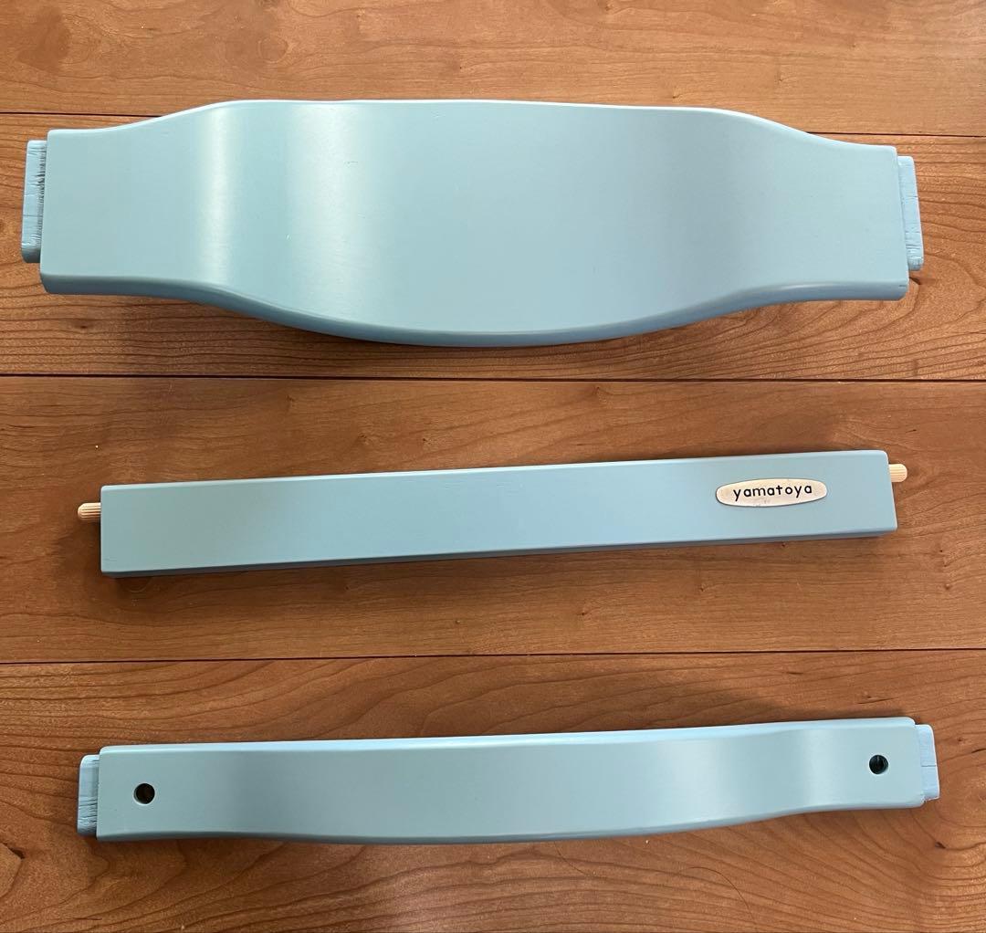 本日値下げ中　すくすくチェア　テーブル&ガード付き　大和屋　ベビーチェア　水色