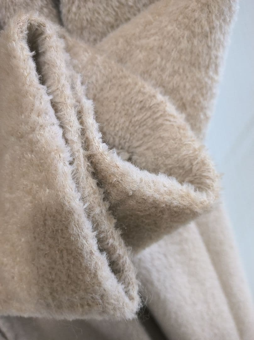 極美品✨マックスマーラ　テディベアコート　ロングコート　アルパカ混　38⑥