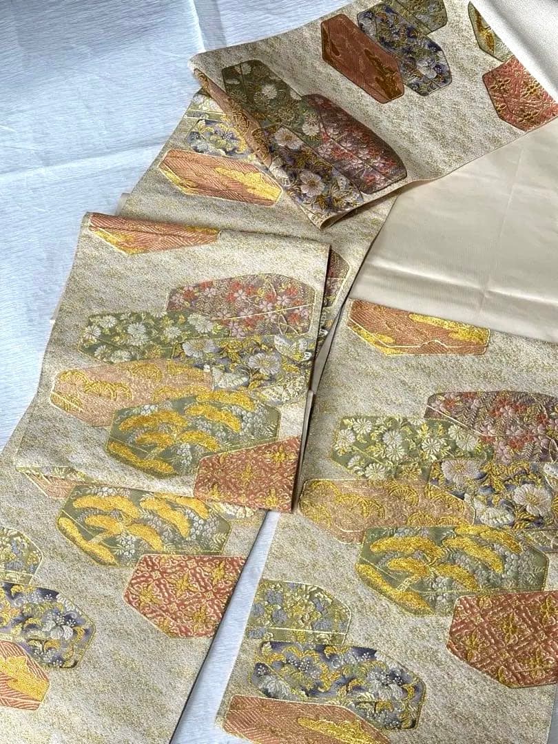 【高島屋誂え】手描き束ね熨斗に宝尽 黒留袖、袋帯、他4点セット★作家物★通紋