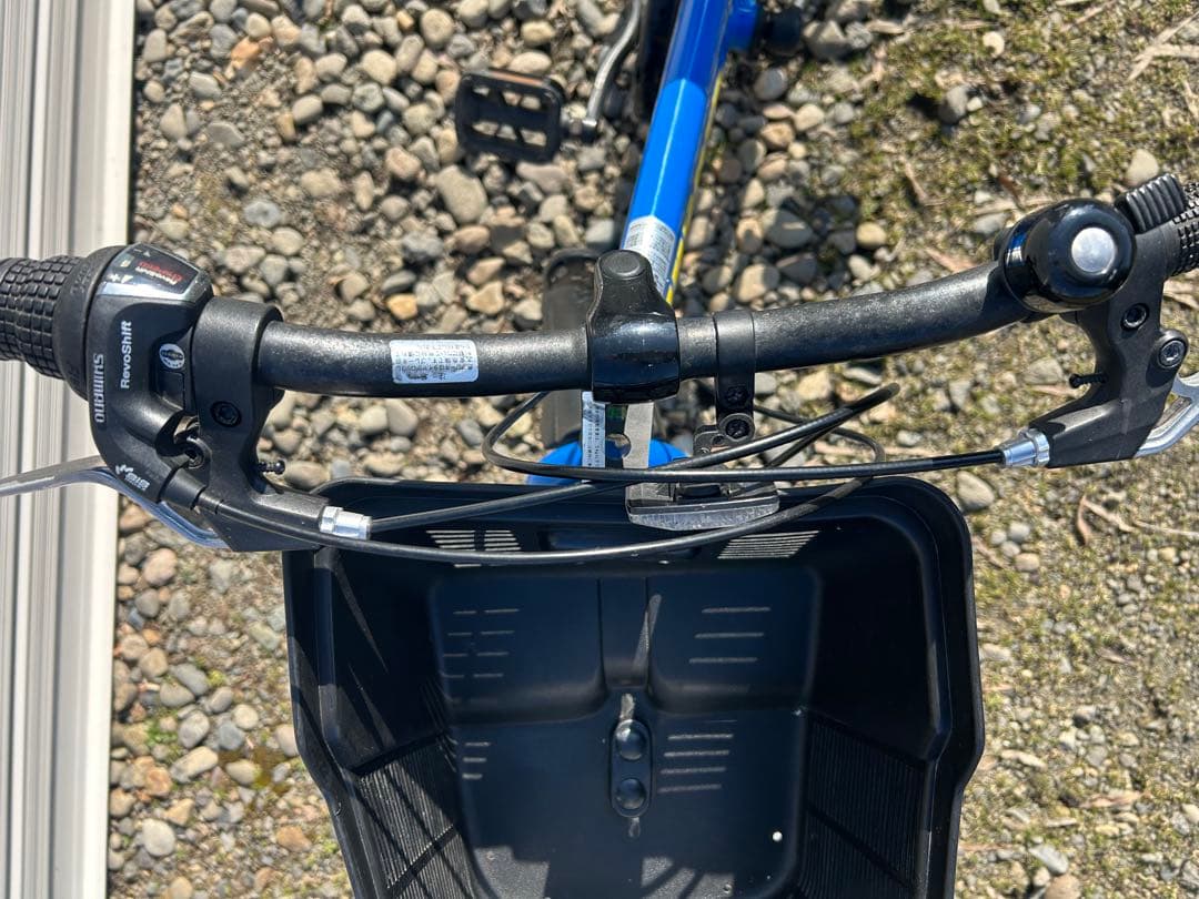 HUMMER 子供用自転車 青 前カゴ付き