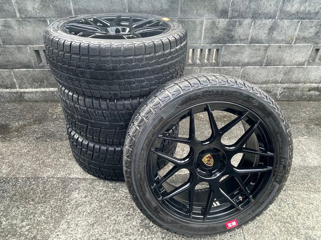 マカン専用設計ホイール 20インチ スタッドレス バリ溝付き 4本セット