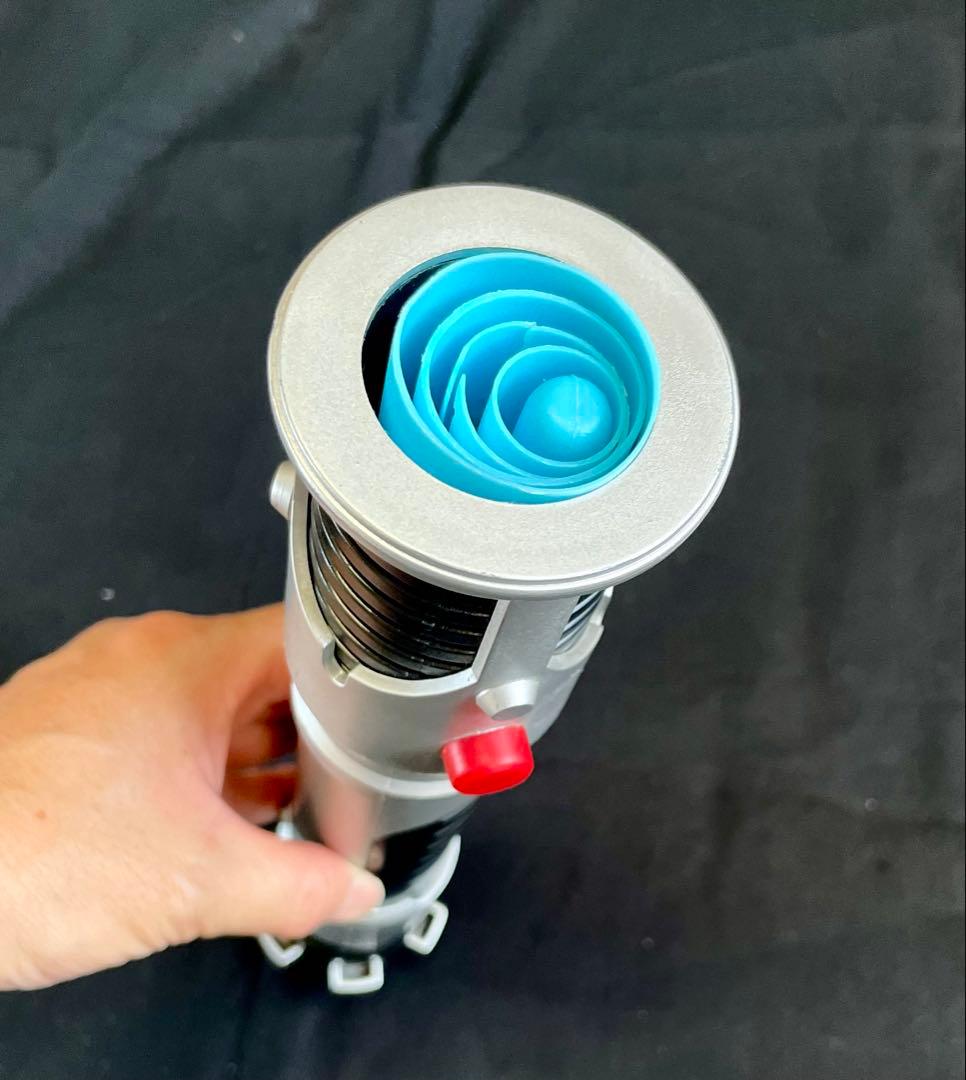 ★廃盤レア！STAR WARSオビワン ライトセイバー 伸縮式 電池式