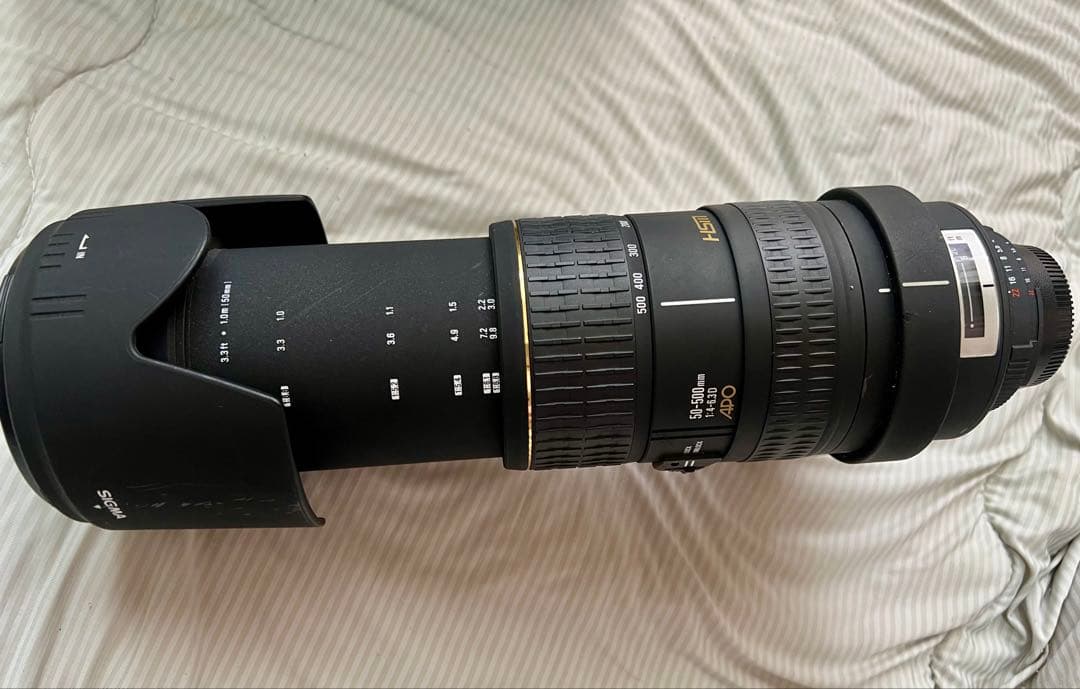 SIGMA APO 50-500mm NIKON用 望遠 レンズ