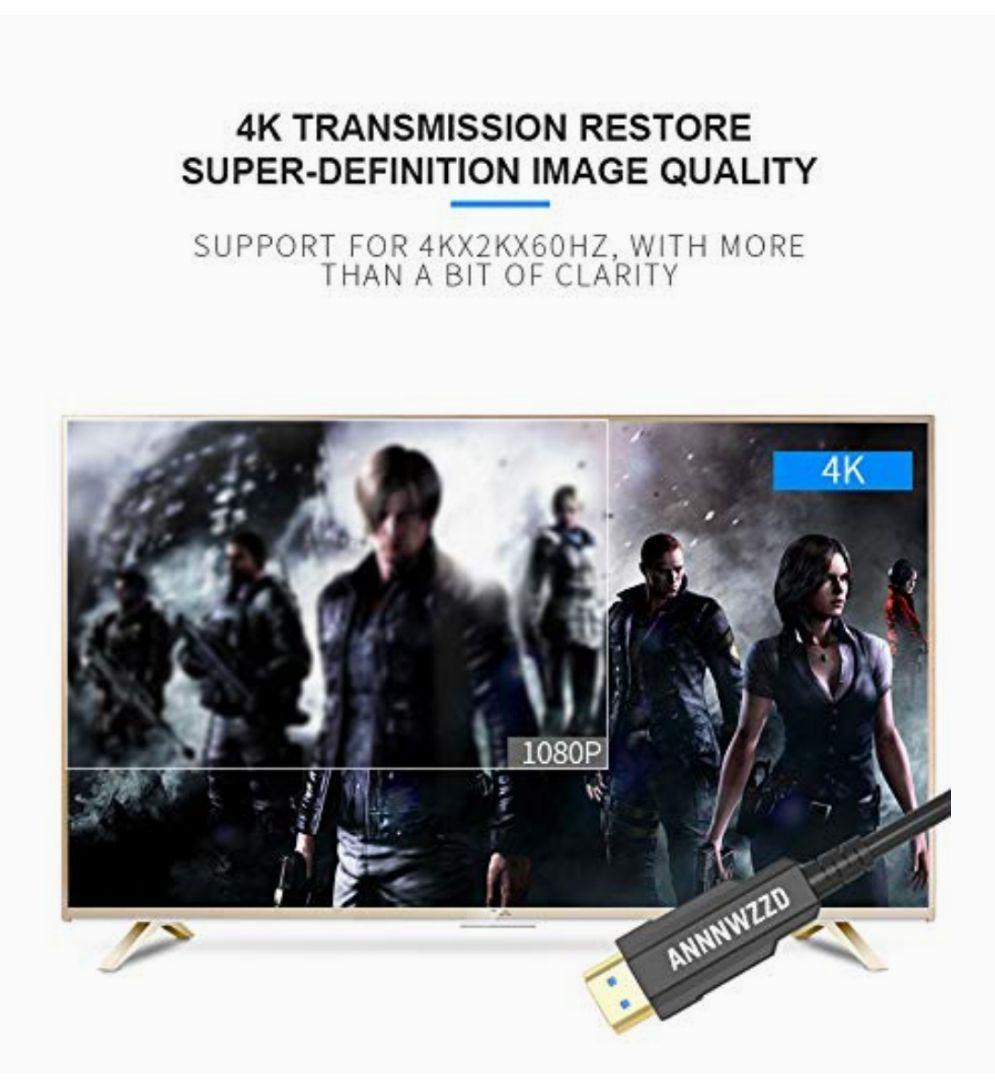 ★LinkinPerk 光ファイバーHDMIケーブル 4K 60Hz 2.0