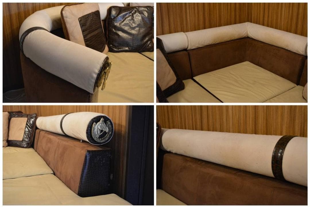 n494 ハイブランド イタリア家具 Formitalia/GUCCI ソファ