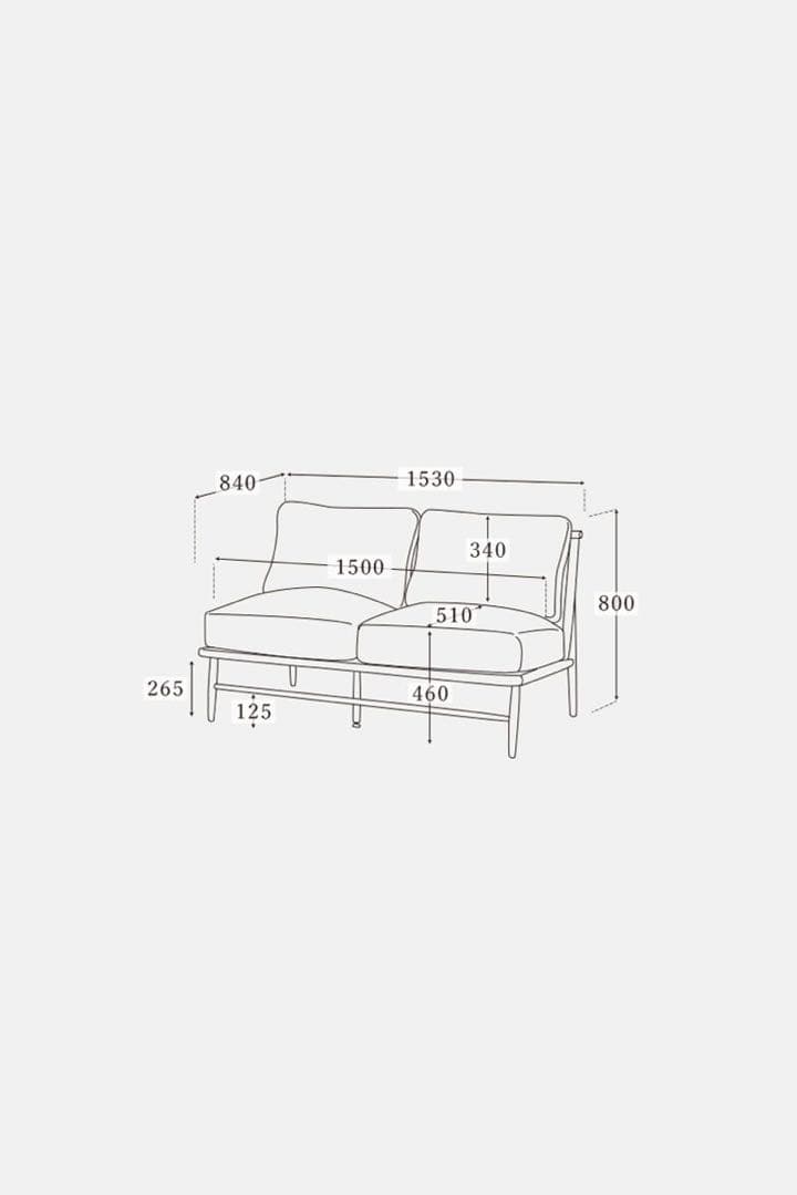【MOMO NATURAL】 CLOUD SOFA 2Pソファ①※セット販売希望