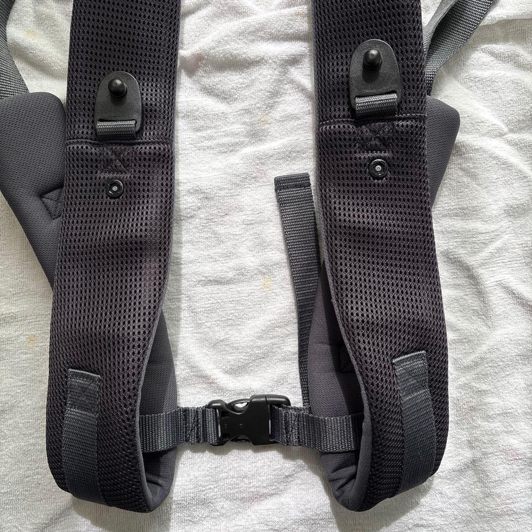 Aprica 抱っこ紐 メッシュ グレー よだれパッドなし