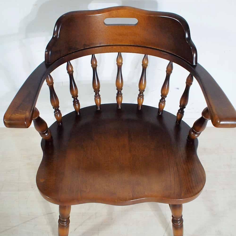 飛騨産業 キツツキ 穂高 キャプテンチェア D アームチェア ZR24383