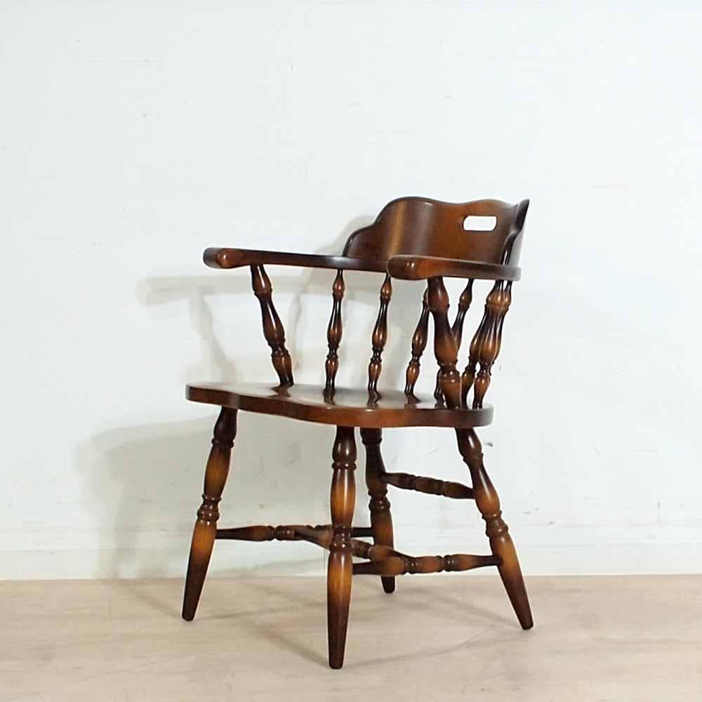 飛騨産業 キツツキ 穂高 キャプテンチェア D アームチェア ZR24383