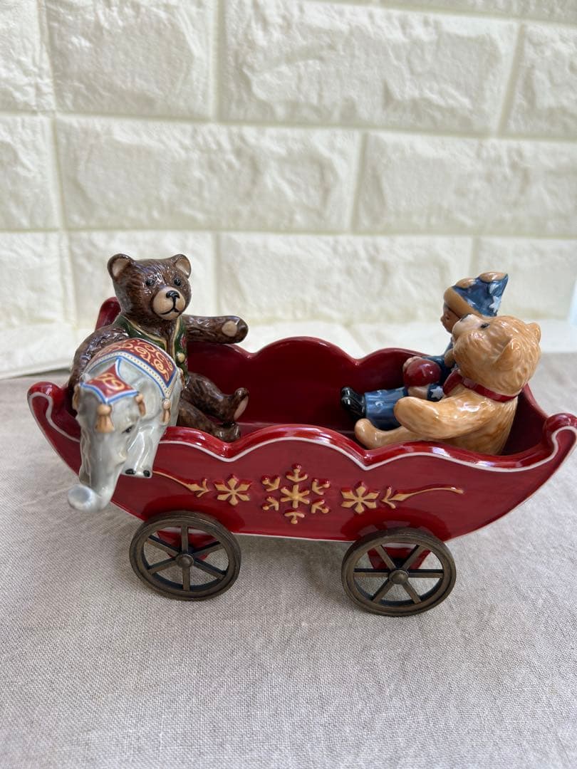 ビレロイ&ボッホ　クリスマス　サンタクロース　オーナメント　置物