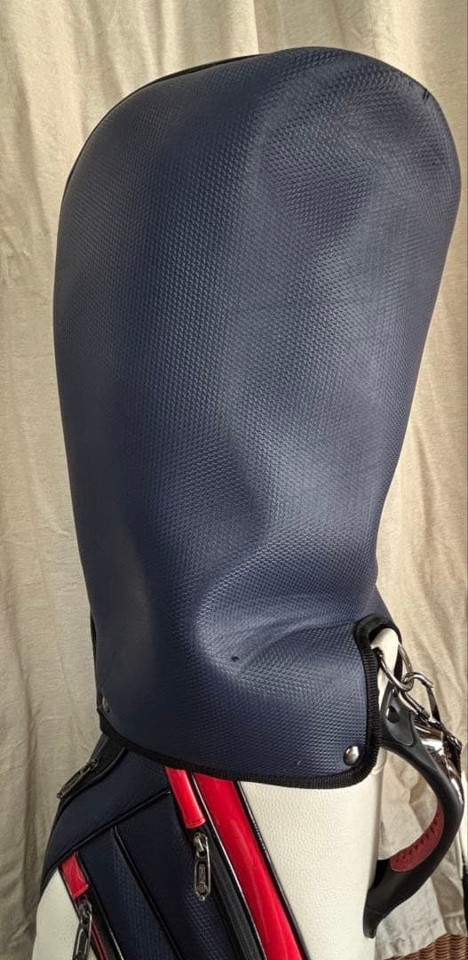 PING キャディバッグ ゴルフバッグ　ネイビー/ホワイト/レッド　メンズ