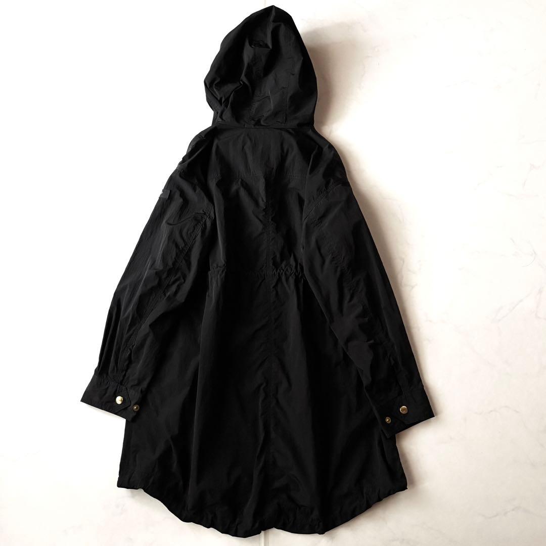 美品✨タトラス EUDEMO ナイロンモッズコート ナイロン フーデッド 黒 S