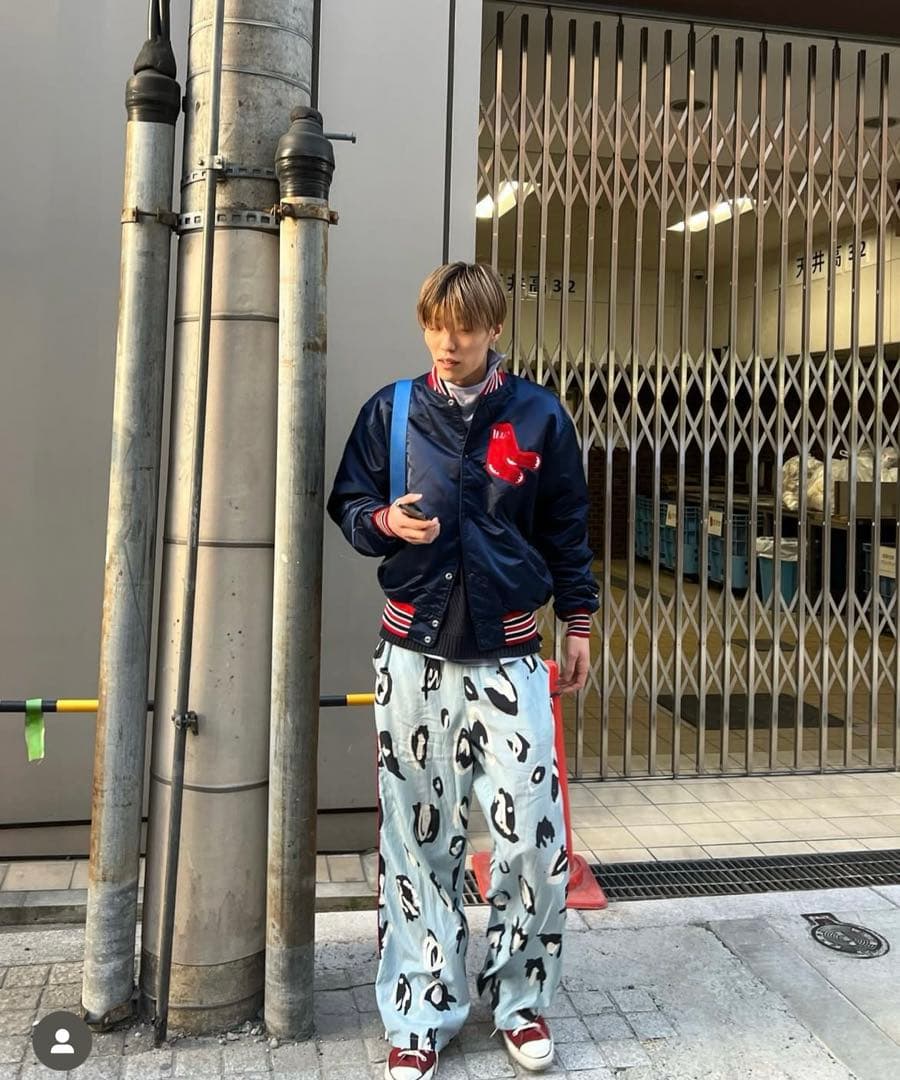 [MLB] 80s~90s 公式 Red Sox ナイロンスタジャン