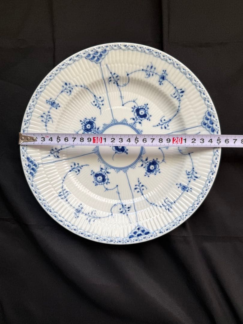 未使用　ロイヤルコペンハーゲン　ブルーフルーテッド 大皿　オーバルプレート　2枚